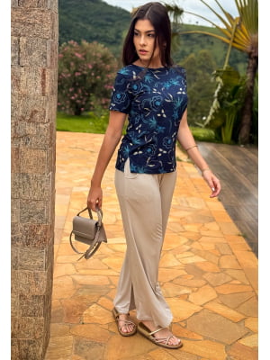 Blusa Estampada Floral 