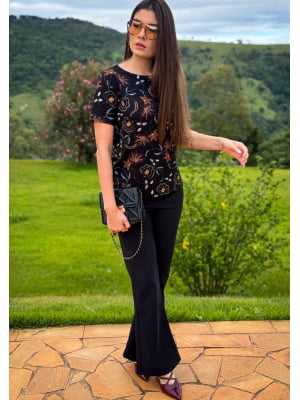 Blusa Estampada Floral 