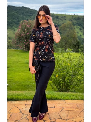 Blusa Estampada Floral 