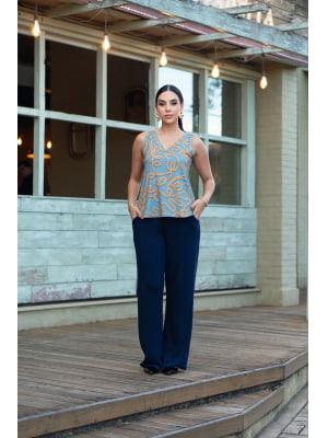 Regata Estampada Visco