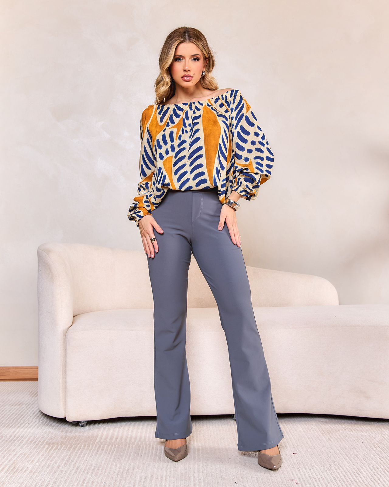 Blusa Ciganinha Viscose 